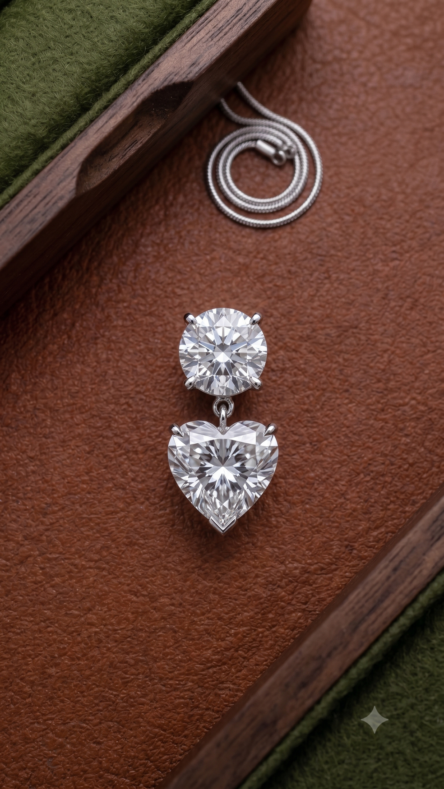 The White 925 Silver Chain Pendant