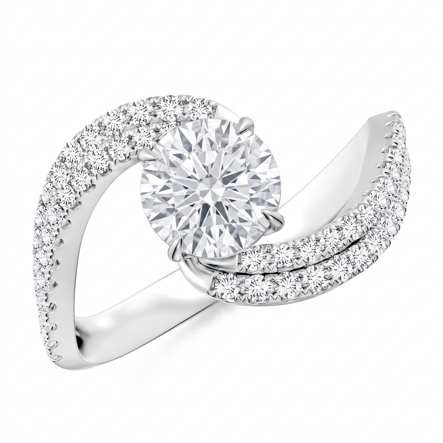 The Twist Ring In 925 Silver Ring
