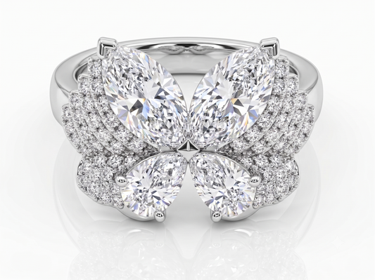 The Butterfly 925 Silver Ring