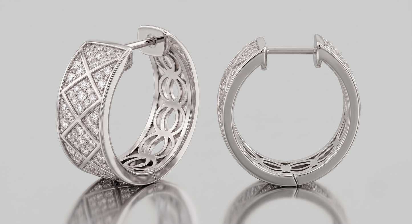 The 925 Silver Hook Earring