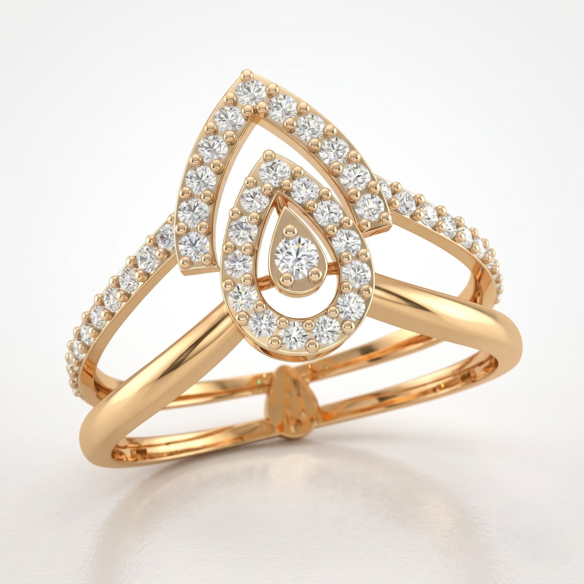 Modern Celestial Contour 925 Silver Ring