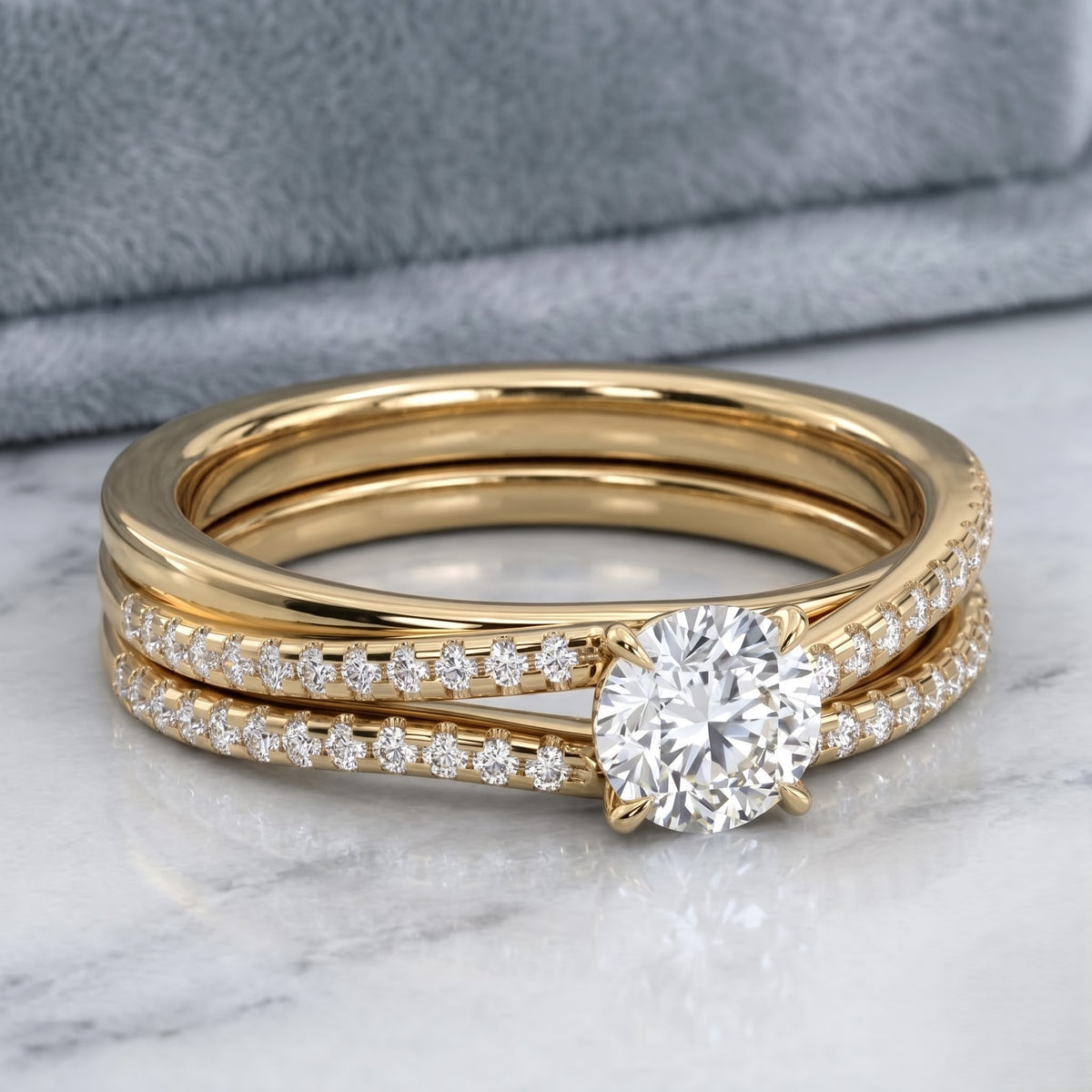 The Modern Split-Shank Promise Ring