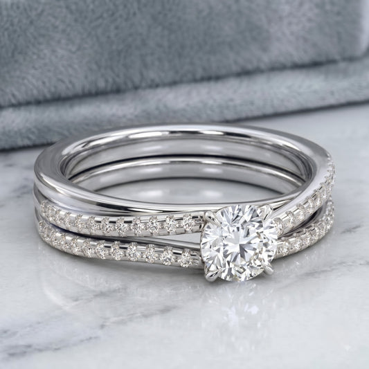 The Modern Split-Shank Promise Ring