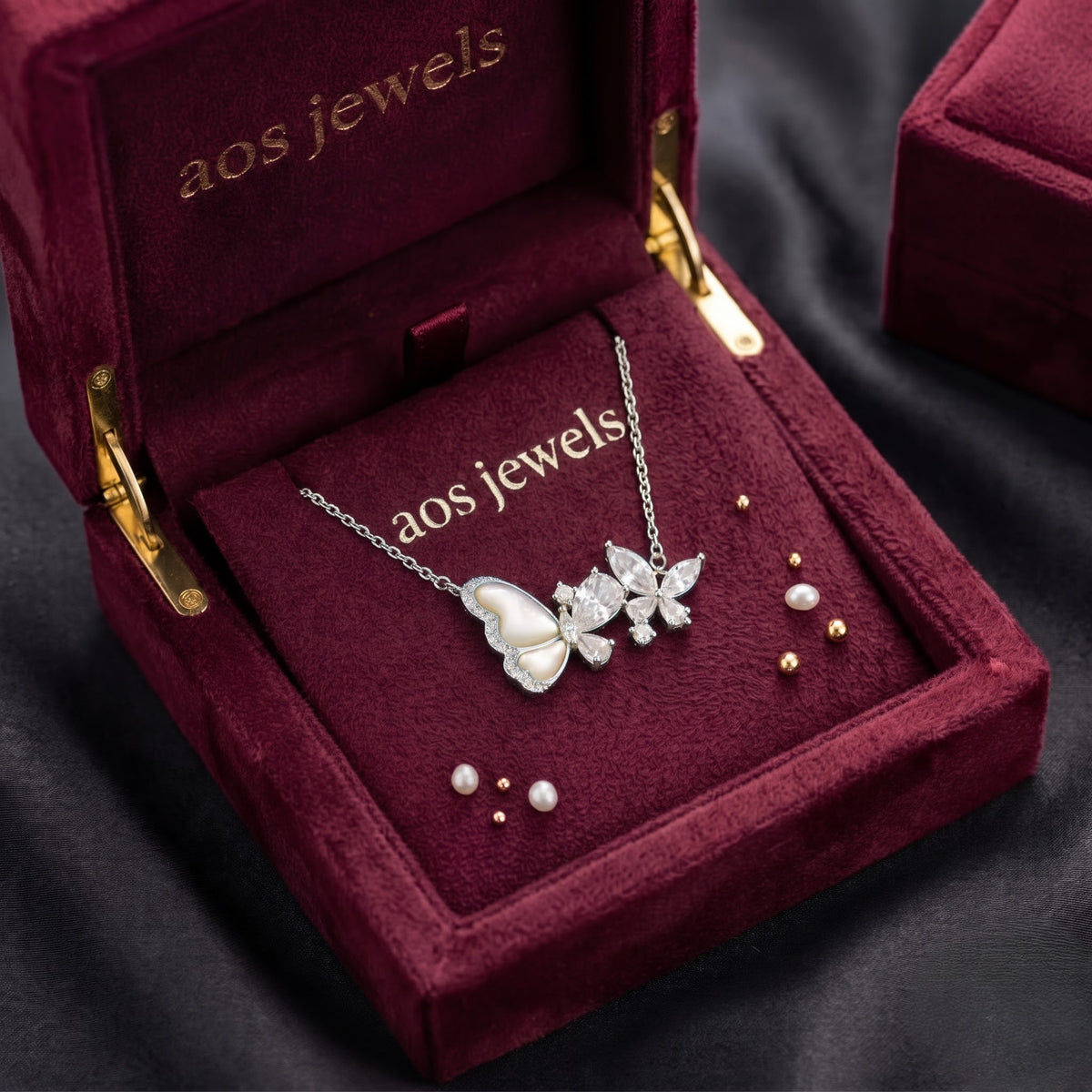 The Silver Lumina Butterfly Pendant
