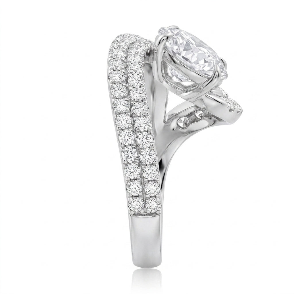 The Twist Ring In 925 Silver Ring
