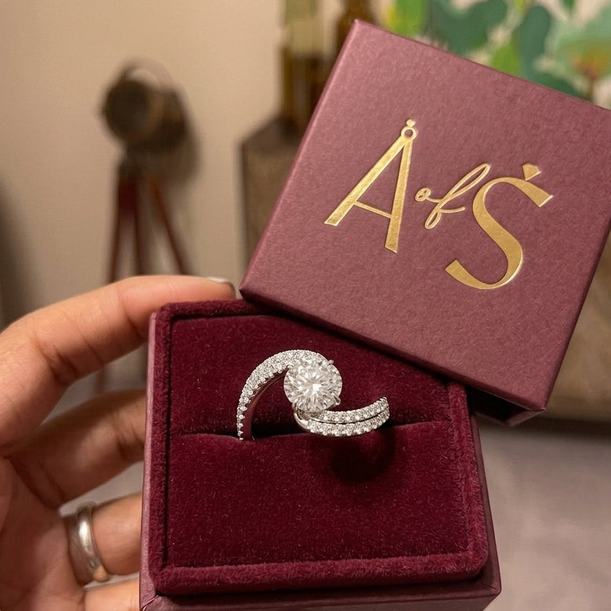 The Twist Ring In 925 Silver Ring