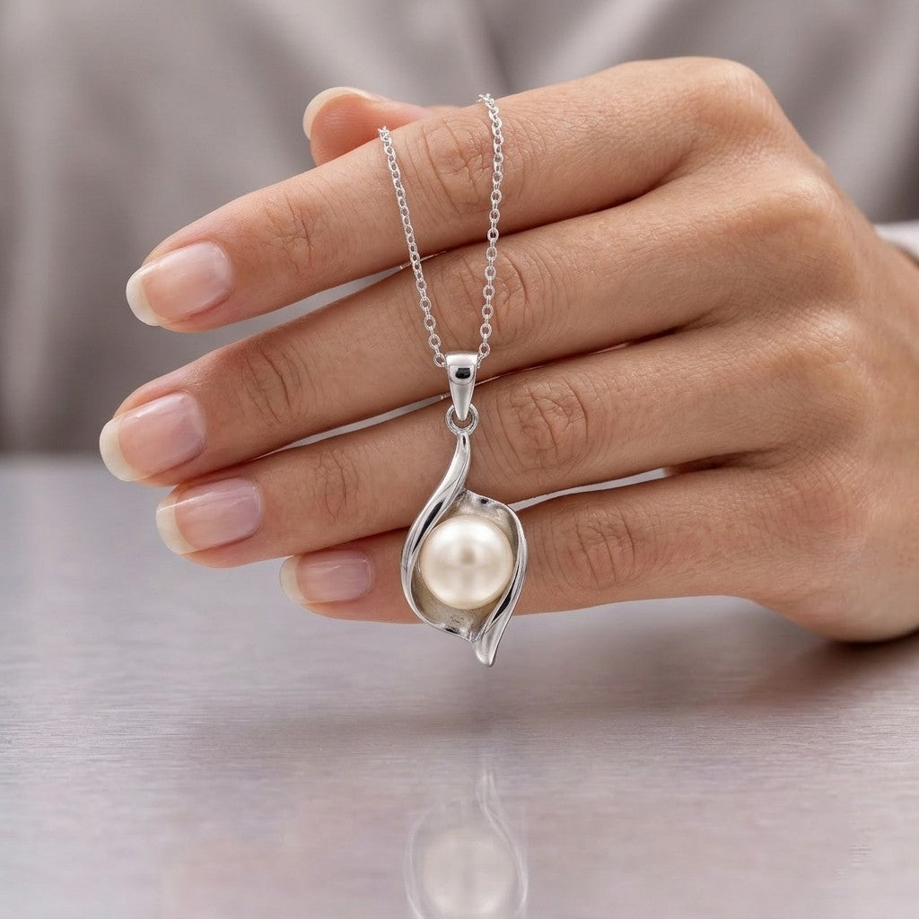 the star shaped 925 silver pendant