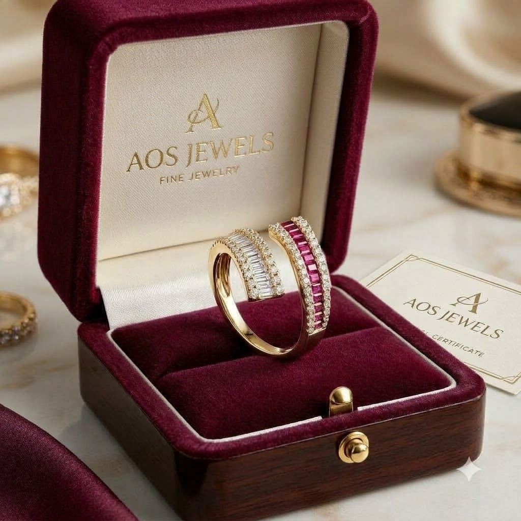 The 'Duality' Two-Tone Wrap Silver Ring