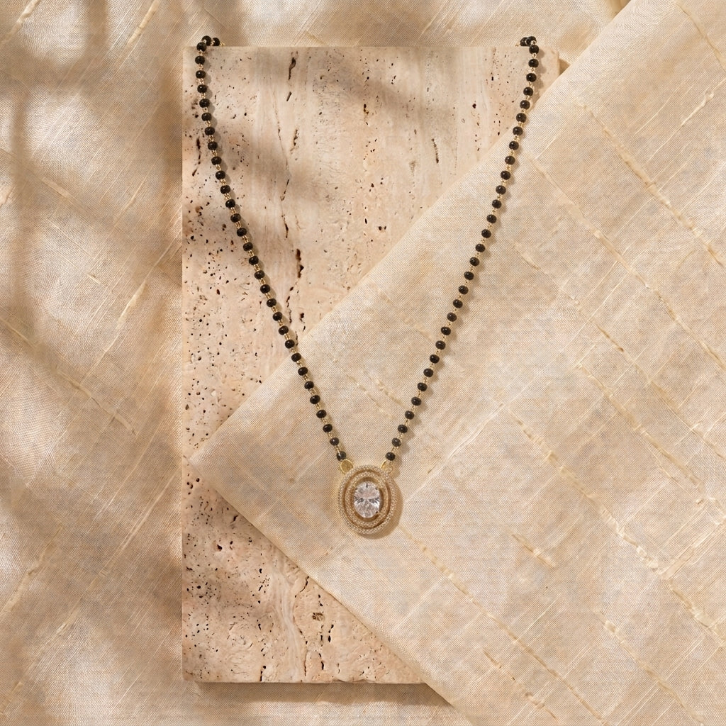 The Gold Plated 925 mangalsutra