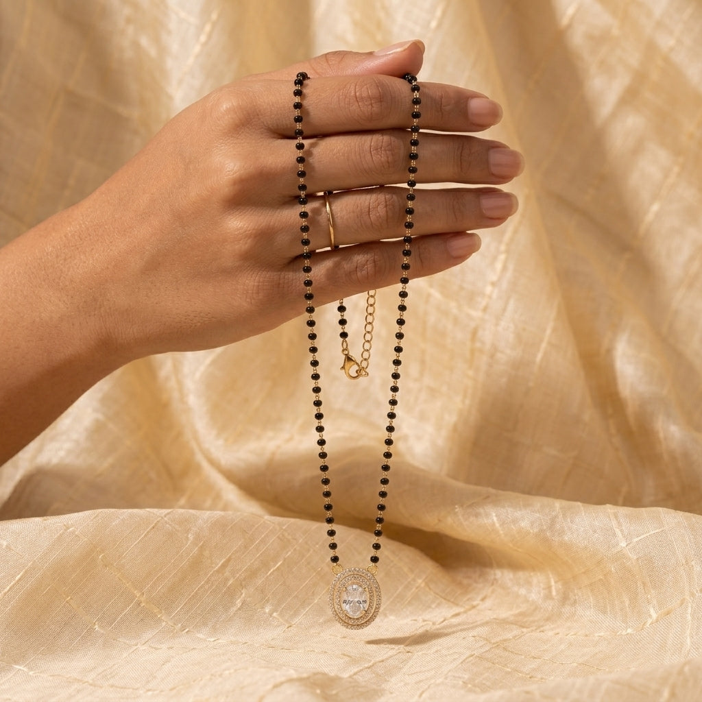 The Gold Plated 925 mangalsutra