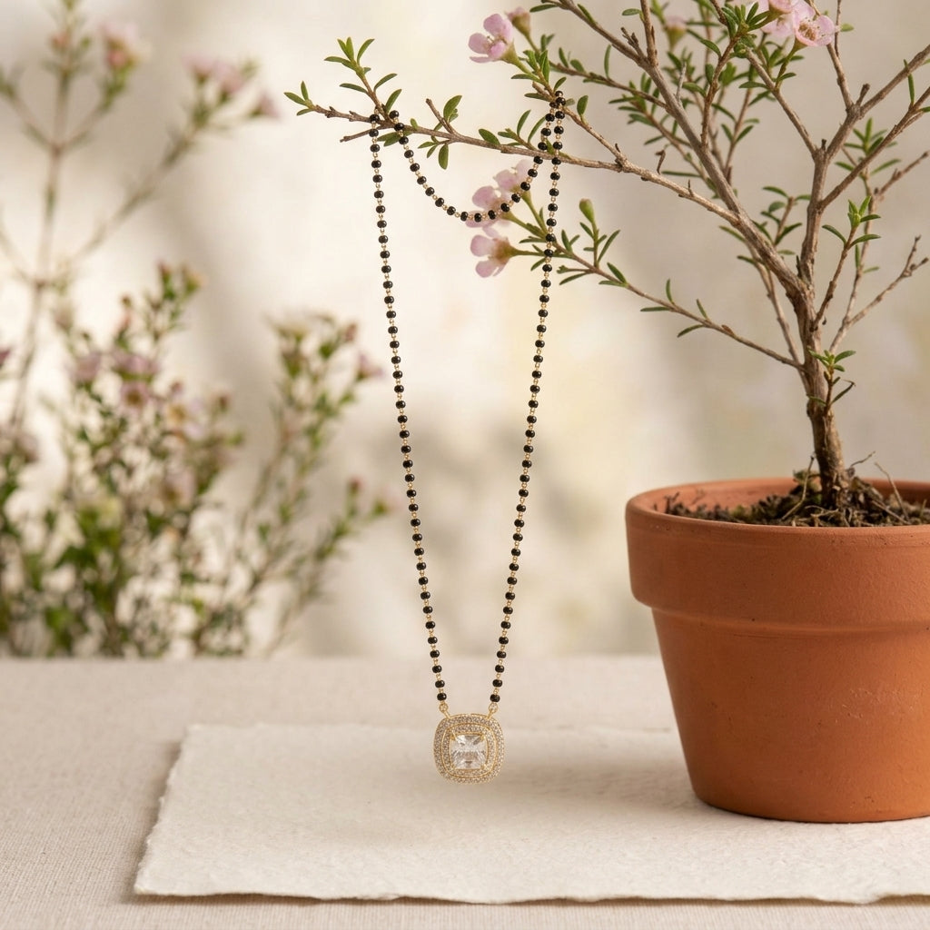 The 925 silver mangalsutra