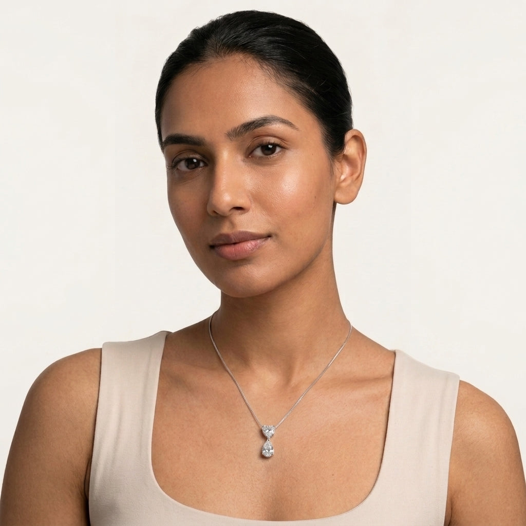 The Haert Shape Uniqe 925 Silver Pendant