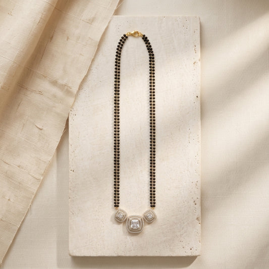 The 925 Silver Gold Plated Mangalsutra