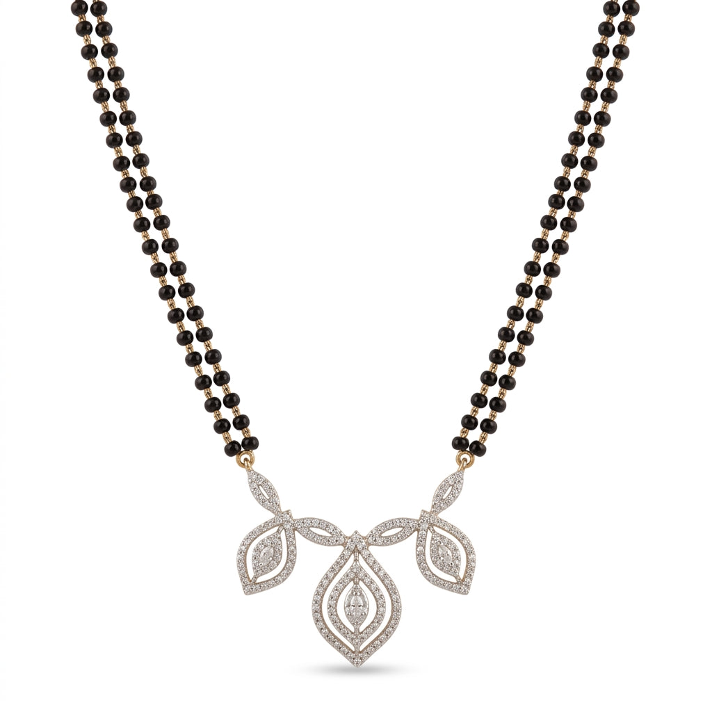 The premiunm 925 Silver Mangalsutra