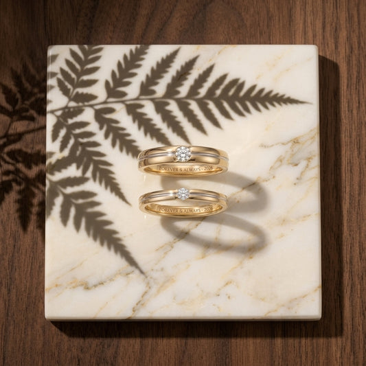 A couple Band Gold Plated