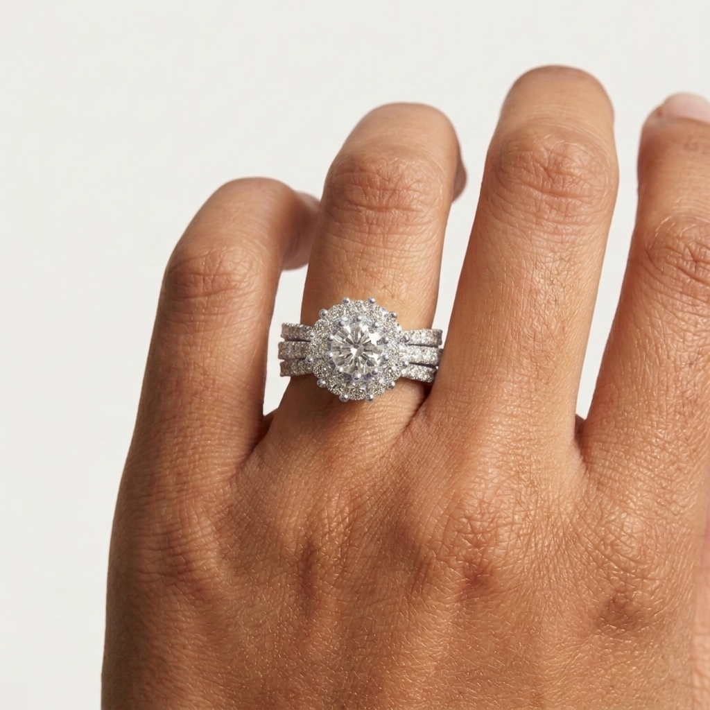 The Modernist Geometric Silver Ring