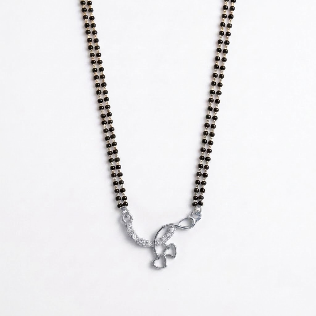 925 Sterling Silver Stethoscope Mangalsutra