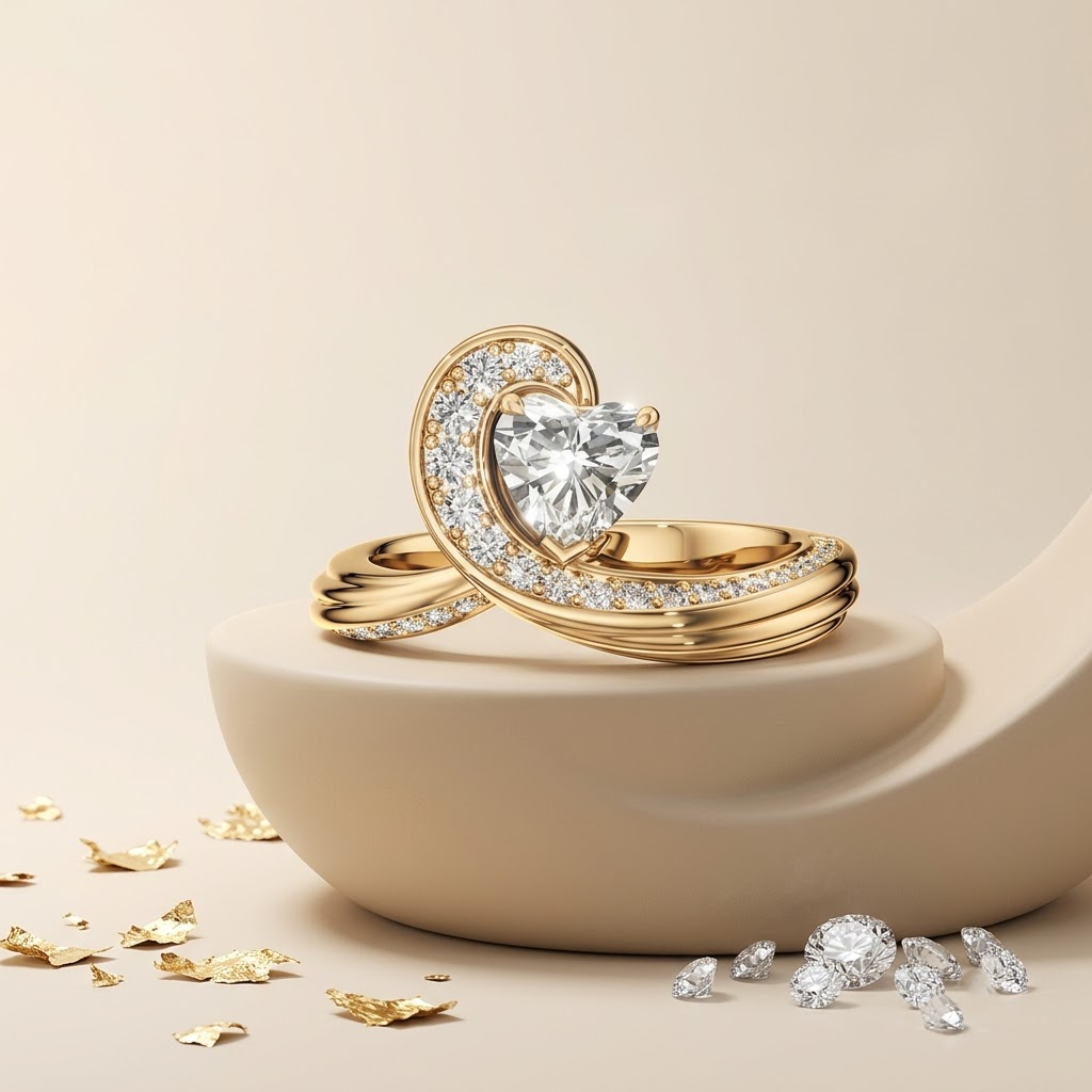 The 'Endless Love' Heart Silver Ring