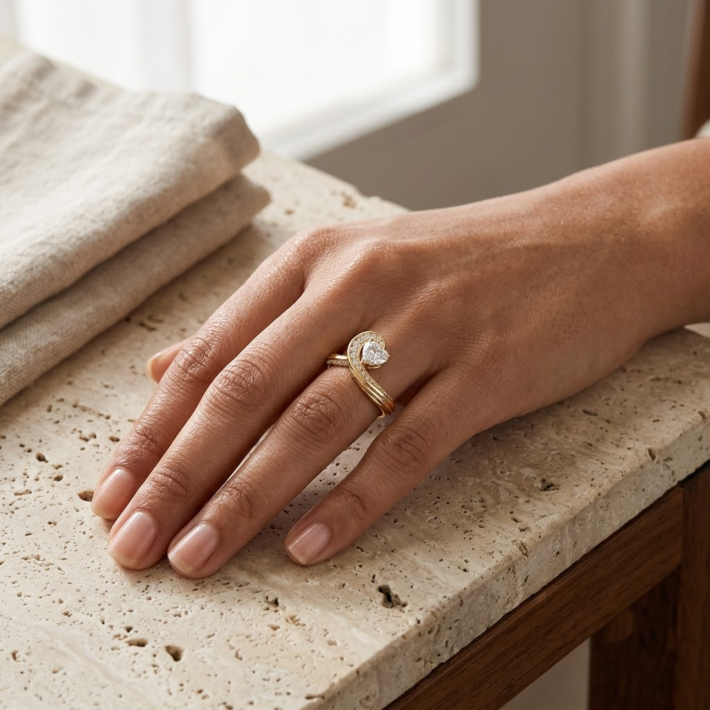 The 'Endless Love' Heart Silver Ring