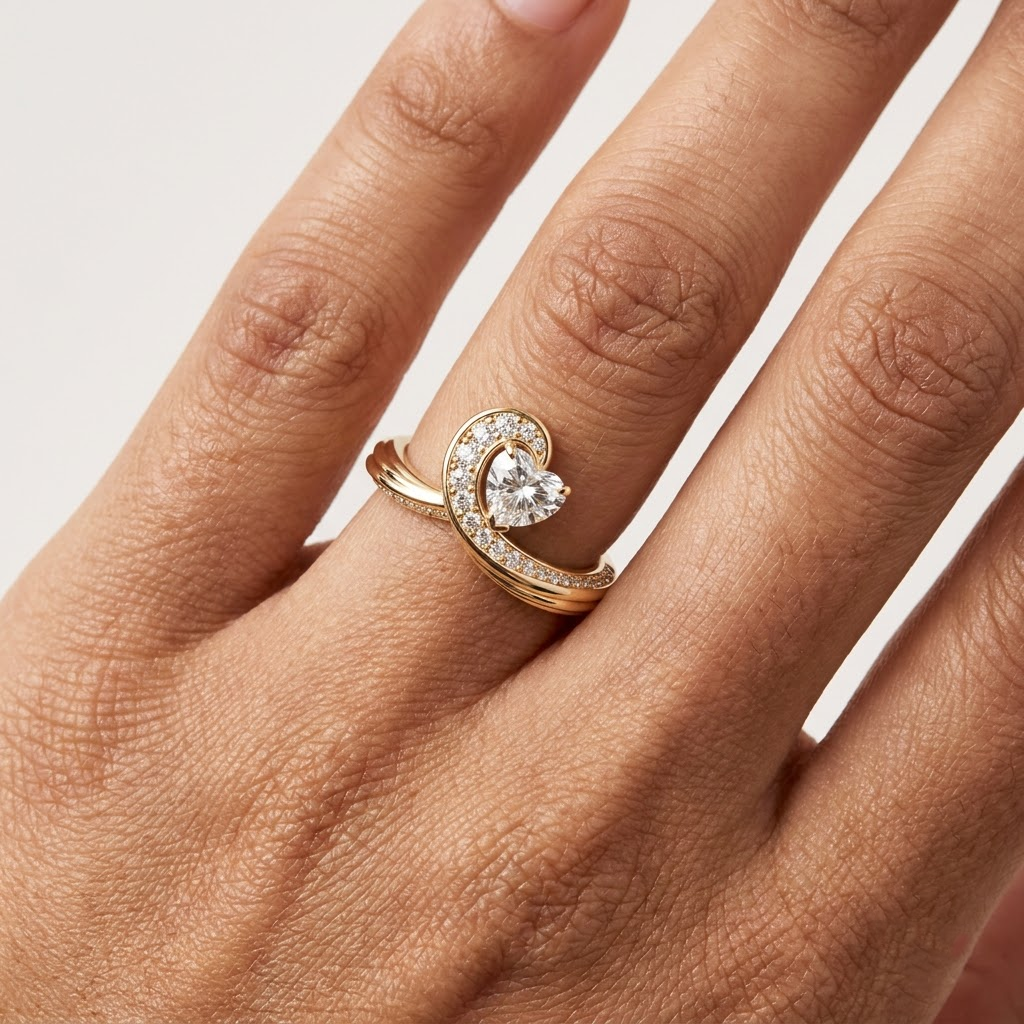 The 'Endless Love' Heart Silver Ring