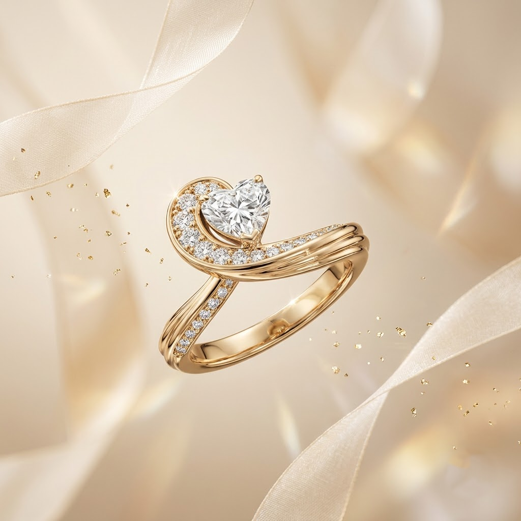 The 'Endless Love' Heart Silver Ring