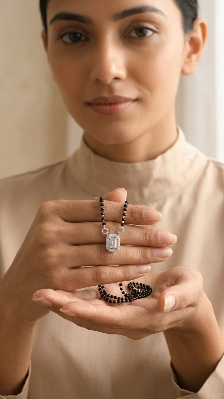 the 925 silver mangalsutra