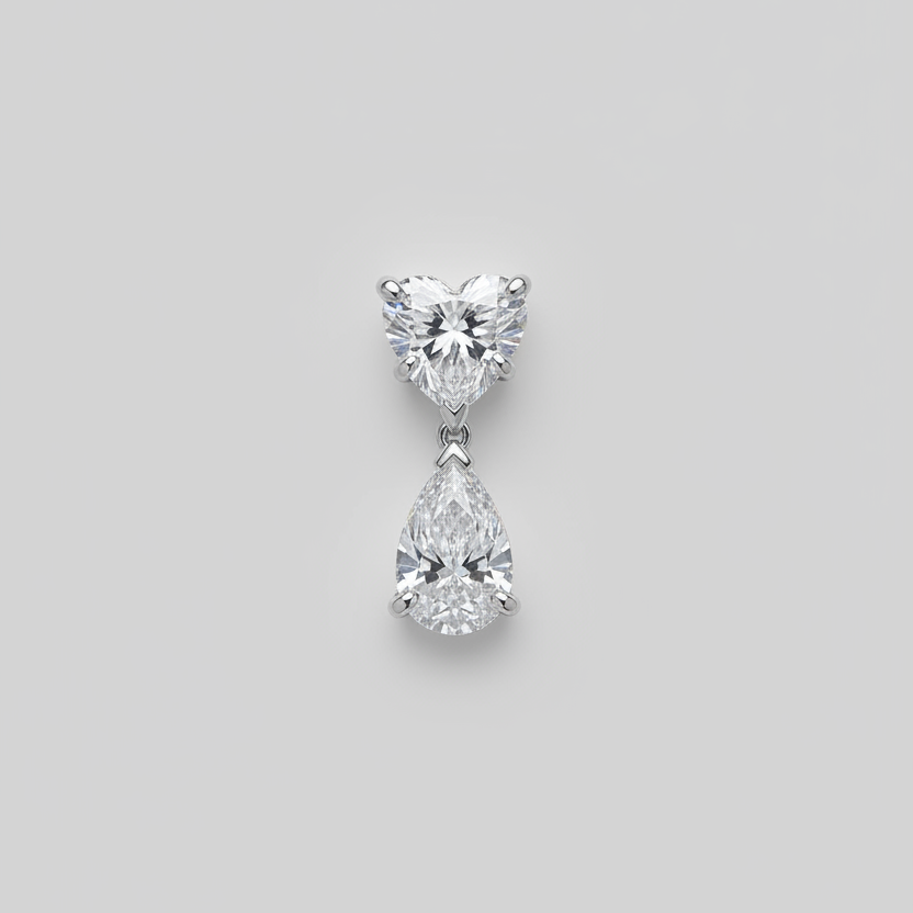 The Haert Shape Uniqe 925 Silver Pendant