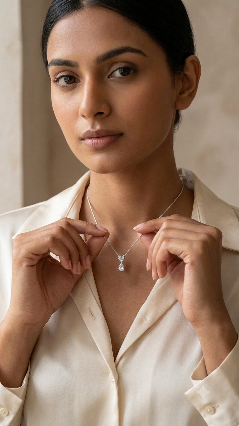 The Haert Shape Uniqe 925 Silver Pendant